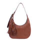 Dalia – Leather Tassel Hobo Bag