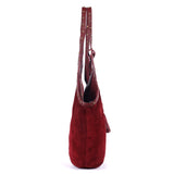 Soraya – Studded Suede Tassel Hobo Bag