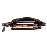 Safira – Whipstitch Suede and Leather Crossbody Bag