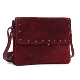 Amira – Studded Suede Crossbody Bag