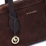 Arden – Suede Leather East-West Shoulder Bag