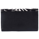 Taormina – Zebra Hair-On Leather Continental Wallet