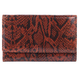Arezzo – Reptile-Effect Leather Continental Wallet
