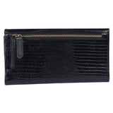 Como – Reptile-Embossed Leather Continental Wallet