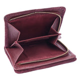 Montalcino – Croc-Embossed Suede Compact Wallet