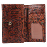 Arezzo – Reptile-Effect Leather Continental Wallet