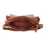 Cognac Fold – Leather Shoulder Bag