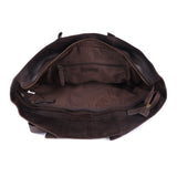 Espresso Wing – Leather Tote Bag