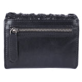 Noir Braid – Leather Fold Wallet