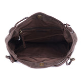 Mocha Suede – Suede Shoulder Tote