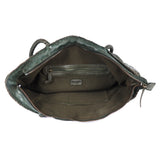Verdigris Weave – Leather Tote Bag