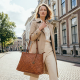 Elgin – Signature Handwoven Leather Shopper Tote