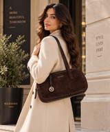 Hawes – Suede East-West Shoulder Bag
