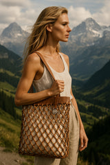 Arlington – North-South Knotted Leather Tote