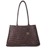 Elgin – Signature Handwoven Leather Shopper Tote
