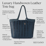 Beverley – Luxe Handwoven Leather Shopper Tote