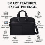 Highbury – Dual Compartment Executive Briefcase