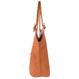 Surrey – Braided Handle Leather Carryall Tote