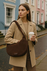 Esher – Suede Crescent Shoulder Bag