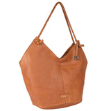 Surrey – Braided Handle Leather Carryall Tote