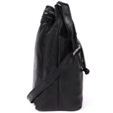 Soho – Drawstring Leather Bucket Bag