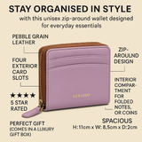 Amber Zip Around Wallet