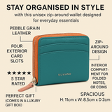 Amber Zip Around Wallet