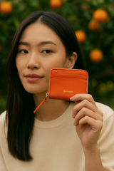 Amber Zip Around Wallet