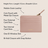 Zipped Coin & Card holder