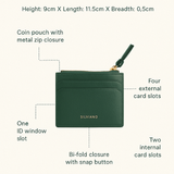 Zipped Coin & Card holder