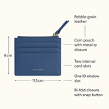 Zipped Coin & Card holder