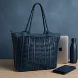 Beverley – Luxe Handwoven Leather Shopper Tote