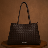 Elgin – Signature Handwoven Leather Shopper Tote