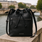 Soho – Drawstring Leather Bucket Bag