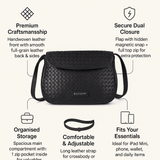 Carlisle – Woven Leather Crossbody