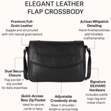 Guildford – Elegant Leather Flap Crossbody