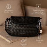 Carlisle – Woven Leather Crossbody