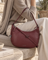 Merlot Arc – Leather Shoulder Bag