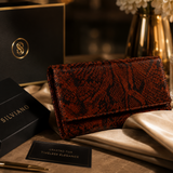 Arezzo – Reptile-Effect Leather Continental Wallet