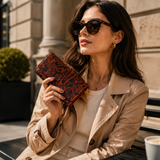 Arezzo – Reptile-Effect Leather Continental Wallet