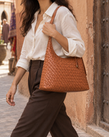 Talaa – Woven Leather Hobo Bag
