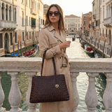 Elgin – Signature Handwoven Leather Shopper Tote