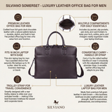 Somerset – Signature Leather Business Briefcase