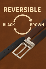The Churchill – Reversible Luxury Leather Belt