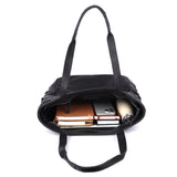 Corfe – Woven Leather Shopper Tote