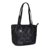 Corfe – Woven Leather Shopper Tote