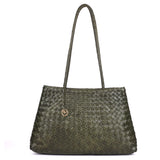 Elgin – Signature Handwoven Leather Shopper Tote