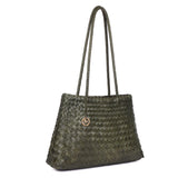 Elgin – Signature Handwoven Leather Shopper Tote