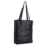 Sherborne – Woven Leather Vertical Shopper