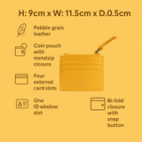 Zipped Coin & Card holder